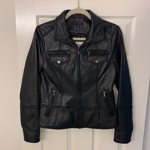 100% genuine leather Tommy Hilfiger Jacket